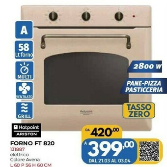 Orizzonte Forno elettrico offerta
