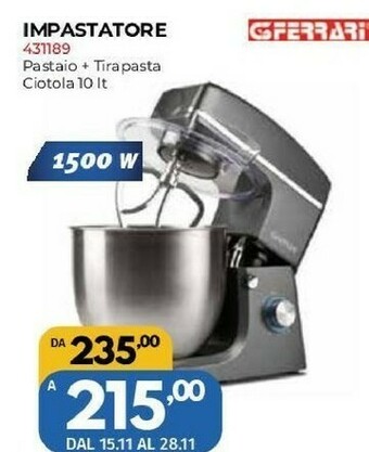 Orizzonte Impastatrice offerta