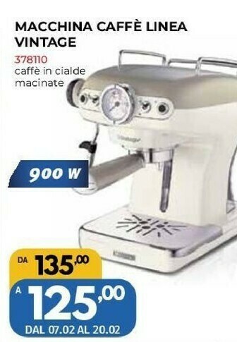 Orizzonte Macchina del caffè offerta