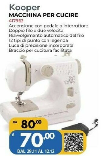 Orizzonte Macchine da cucire offerta