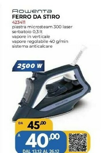 Orizzonte Ferro da stiro offerta