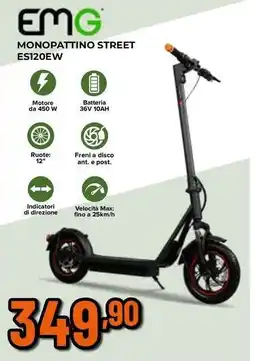 Expert EMG MONOPATTINO STREET ES120EW offerta