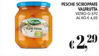 Coal Pesche sciroppate VALFRUTTA offerta