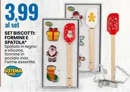 Eurospin Set biscotti formine e spatola offerta