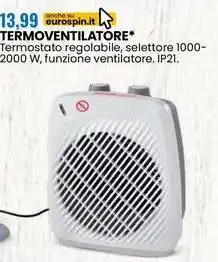 Eurospin Termoventilatore offerta