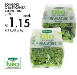 Bennet Songino o misticanza BENNET BIO offerta