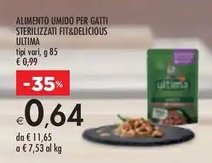 Bennet Alimento umido per gatti sterilizzati fit&delicious ULTIMA offerta