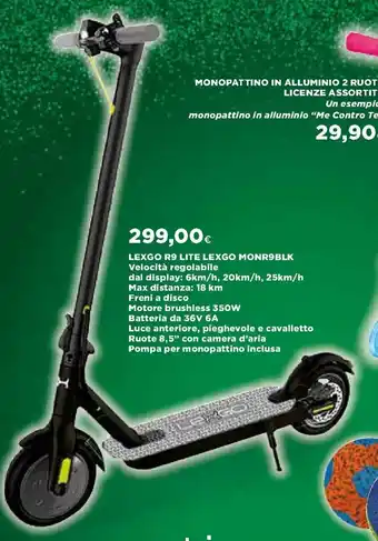 Ipercoop Lexgo R9 Lite Lexgo MONR9BLK offerta