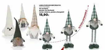 Ipercoop Linea Pupazzi Decorativi cm 15x10x40 offerta
