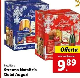 Lidl Regalidea strenna natalizia dolci auguri offerta