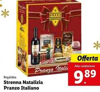 Lidl Strenna natalizia pranzo italiano offerta