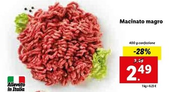 Lidl Macinato magro offerta