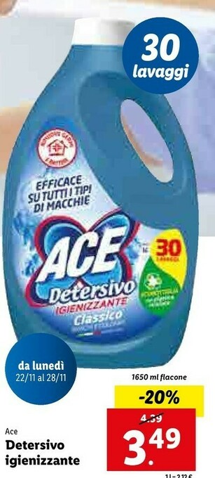 Lidl Detersivo igienizzante offerta