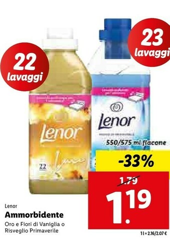 Lidl Ammorbidente offerta