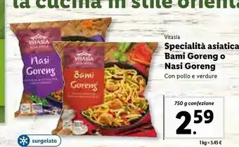 Lidl Specialita asiatica bami goreng offerta