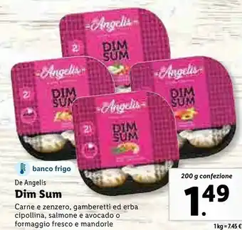 Lidl Dim sum gamberetti erba cipollina 200 g(ml) offerta