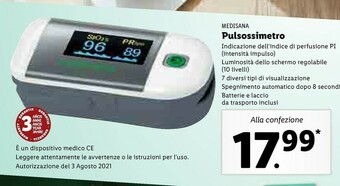 Lidl Pulsossimetro offerta