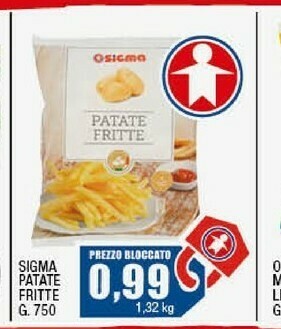 Sigma Patatine fritte offerta
