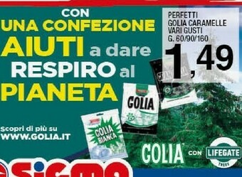 Sigma Caramelle offerta