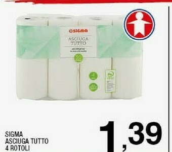 Sigma Rotoli di carta offerta