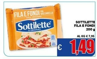 Vivo Supermercati Sottilette offerta