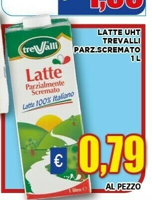 Vivo Supermercati Latte parzialmente scremato offerta
