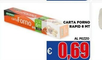 Vivo Supermercati Carta forno offerta