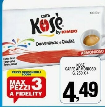 Ok Sigma Caffè offerta