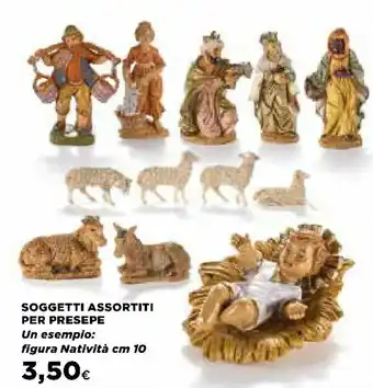 Ipercoop Soggetti Assortiti per Presepe offerta