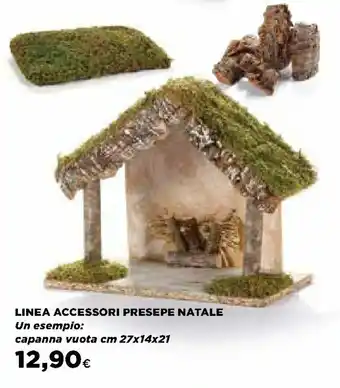 Ipercoop Linea Accessori Presepe Natale cm 27x14x21 offerta
