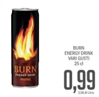 Supermercati Piccolo BURN Energy drink offerta