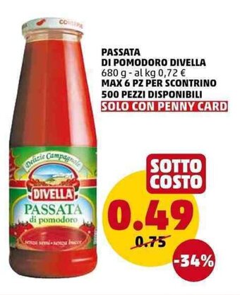 Divella Passata Di Pomodoro 680g