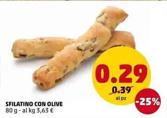 Sfilatino Con Olive 80g