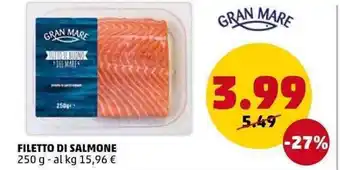 PENNY Filetto Di Salmone 250g offerta
