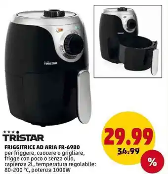 PENNY Tristar Friggitrice AD Aria FR-6980 offerta