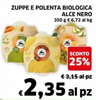 Alce Nero Zuppe e Polenta Biologica 350g
