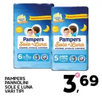 Extra Supermercati Pampers pannolini sole e luna offerta