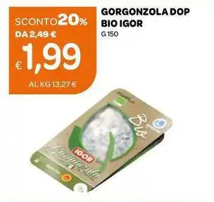 Ekom Gorgonzola dop bio IGOR offerta
