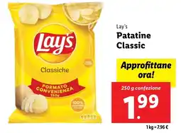 Lidl Lay's Patatine Classic offerta
