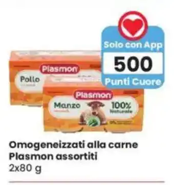 Eurospar Omogeneizzati alla carne Plasmon assortiti offerta