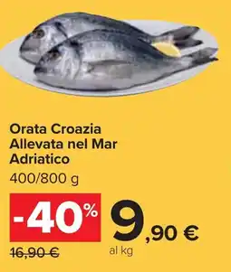 Carrefour Orata Croazia Allevata nel Mar Adriatico offerta