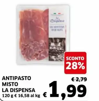 Ecu Discount La Dispensa Antipasto Misto 120g offerta