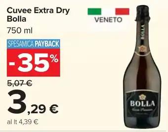 Carrefour Cuvee Extra Dry Bolla offerta