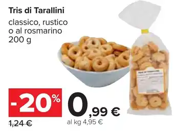 Carrefour Tris di Tarallini offerta