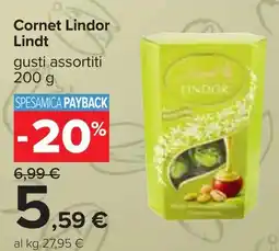 Carrefour Cornet Lindor Lindt offerta