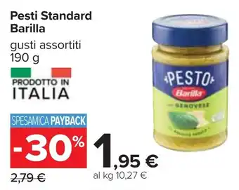 Carrefour Pesti Standard Barilla offerta