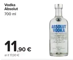 Carrefour Vodka Absolut offerta