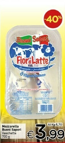 Crai Buoni sapori - fior di latte offerta