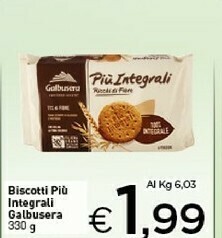Crai Biscotti più integrali offerta