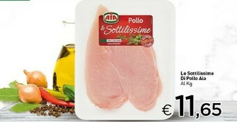 Crai Sottilissime di filetti di pollo italiano offerta